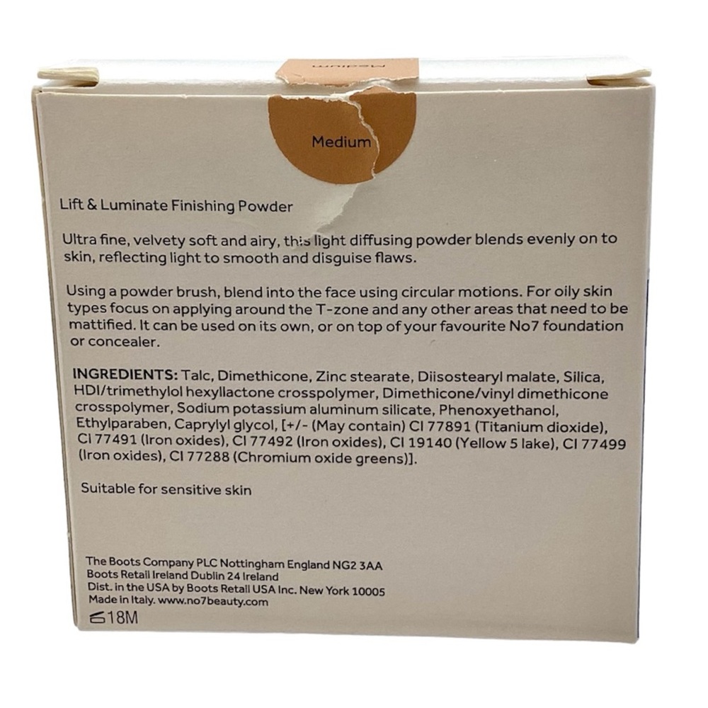 No. 7 Lift & Luminate Triple Action Translucent Finishing Powder, (Medium) (NWT) - Picture 6 of 8